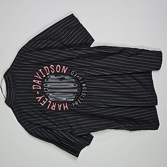 Harley Davidson XL gray short sleeve button down shirt - Picture 3 of 7